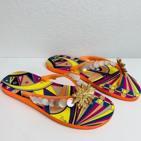 Emilio Pucci Shoes - Emilio Pucci Flip Flops